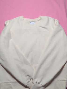 Champion Sweatshirt in Soft Cream